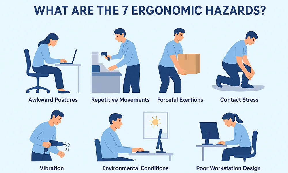 What Are the 7 Ergonomic Hazards?