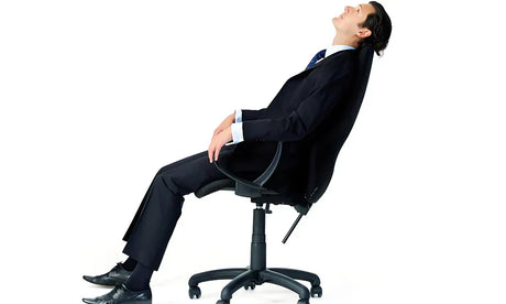 Why Should Office Workers Avoid Leaning Too Far Back in Their Chairs?