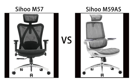 Sihoo M57 vs M59AS: Which Ergonomic Office Chair Should You Choose?