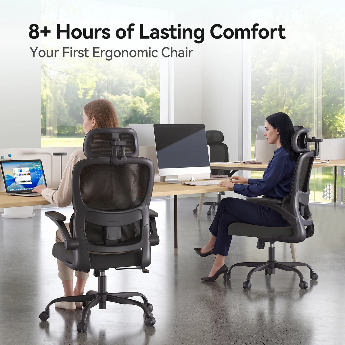 Sihoo M102C Pro Ergonomic Office Chair with Cushioned Seat