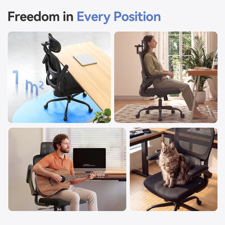 Sihoo M102C Pro Ergonomic Office Chair with Cushioned Seat
