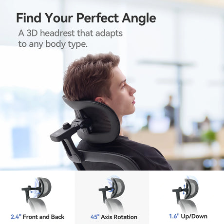 Sihoo M102C Pro Ergonomic Office Chair with Cushioned Seat