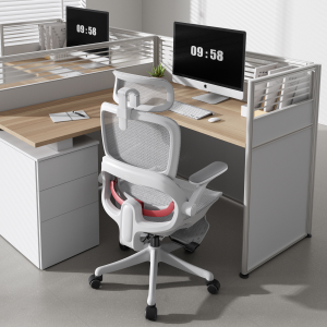 Perfect for focused work, long study sessions, and daily office use, offering breathable support and smooth all-day adjustability.