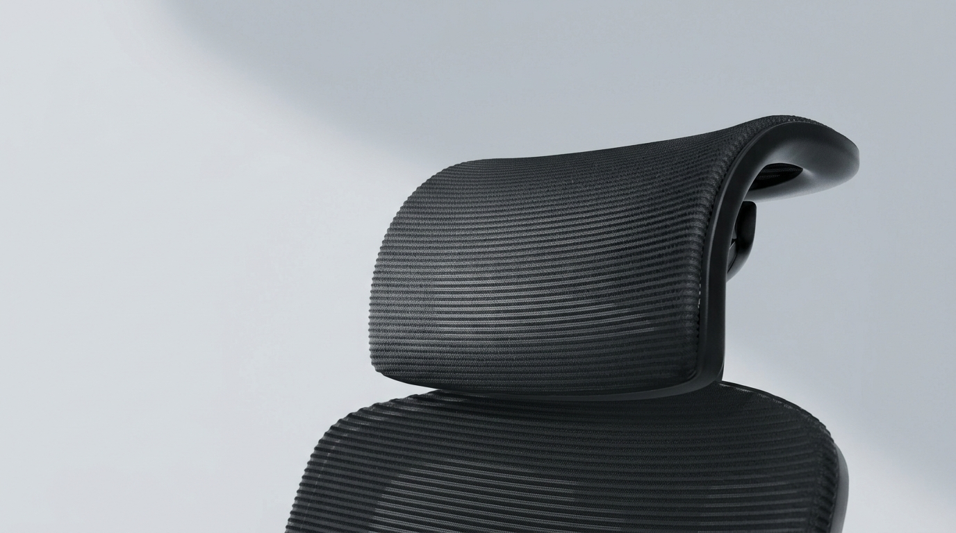 Expanded headrest design delivers broader neck coverage, improving stability and reducing strain during extended sitting.